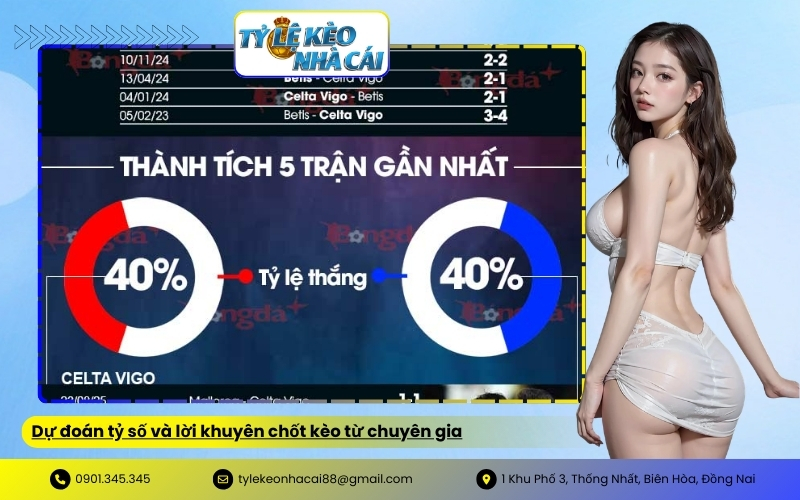 Dự đoán tỷ số và lời khuyên chốt kèo từ chuyên gia